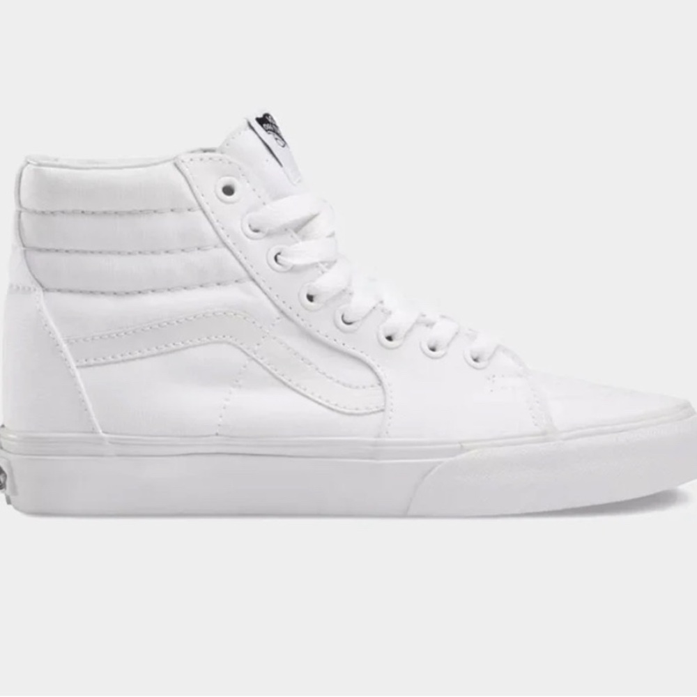 VANS Canvas Sk8-Hi True White Shoes size 7W